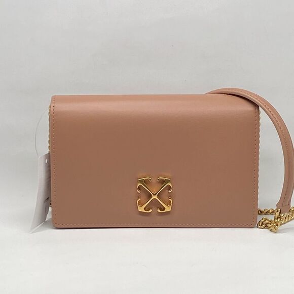 Off-White Jitney Leather Structured Crossbody Bag - Picture 3 of 13